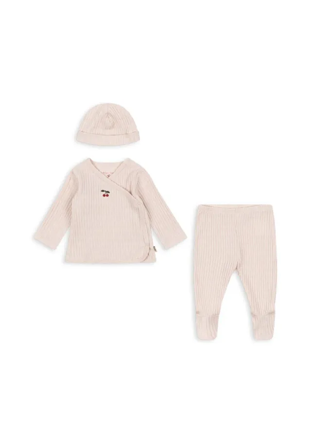 Konges Sløjd Take Me Home newborn set shell 3-delig
