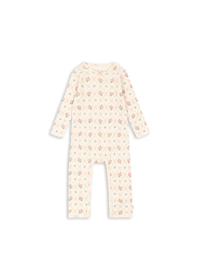 Konges Sløjd Minnie onesie fleur decor biokatoen