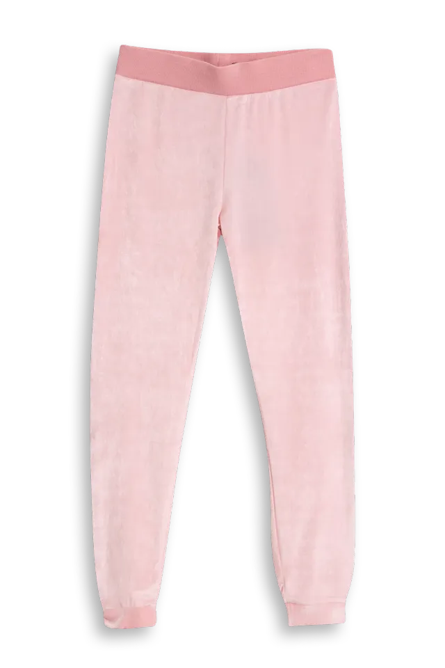 4PRESIDENT Alicia joggingsbroek Dust Pink velvet
