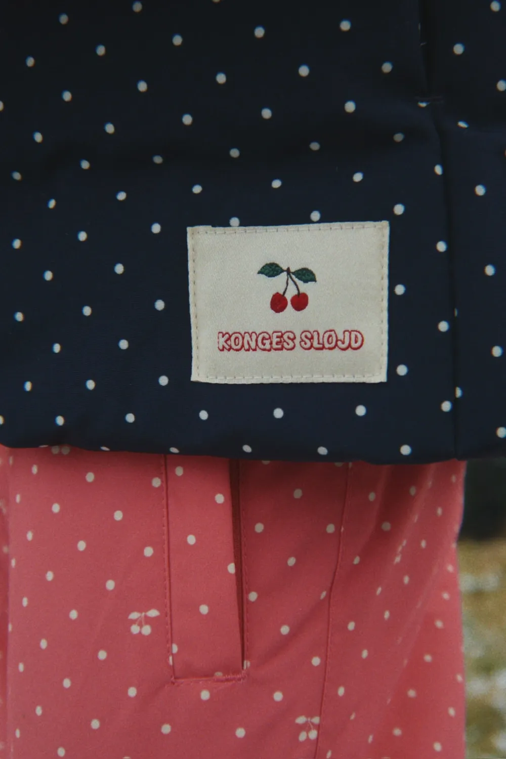 Konges Sløjd Mismou sneeuwbroek cherry berry dot