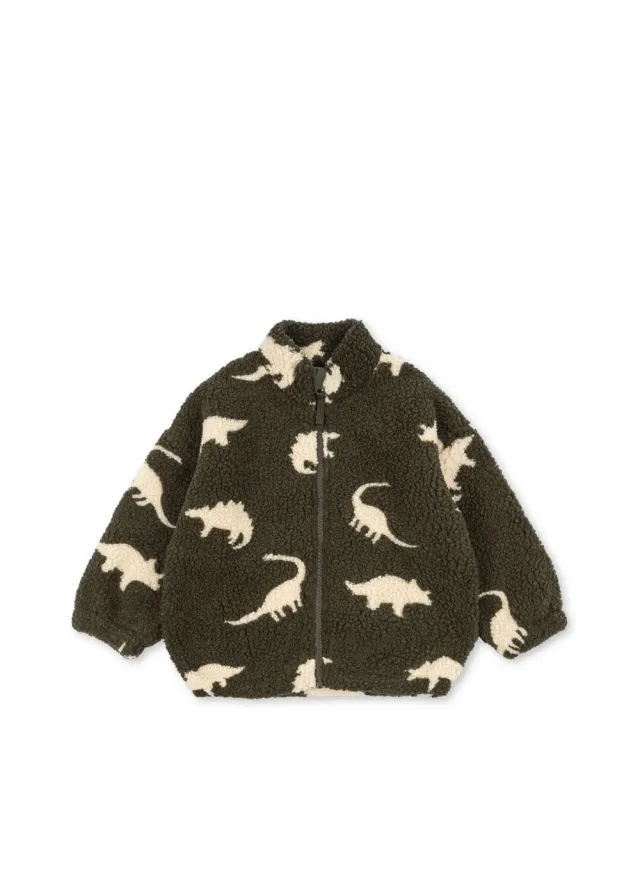 Konges Sløjd Jody teddyjas dino silhouette fleece