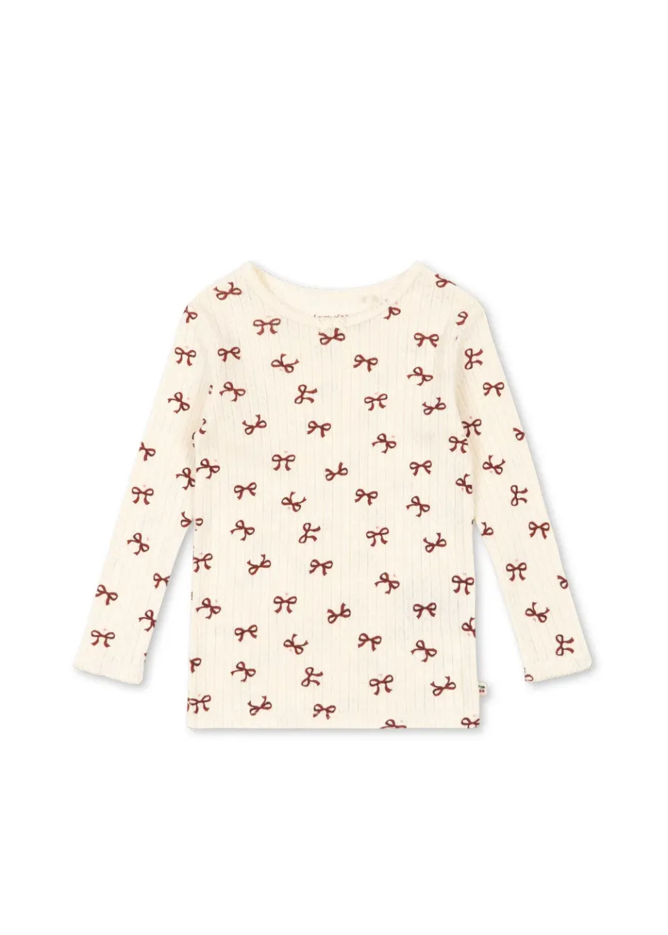 Konges Sløjd Minnie Blouse Bow Rouge biokatoen