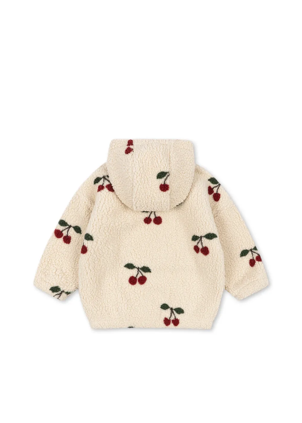 Konges Sløjd Jody Teddy Hoodie vest ma grande cerise warm