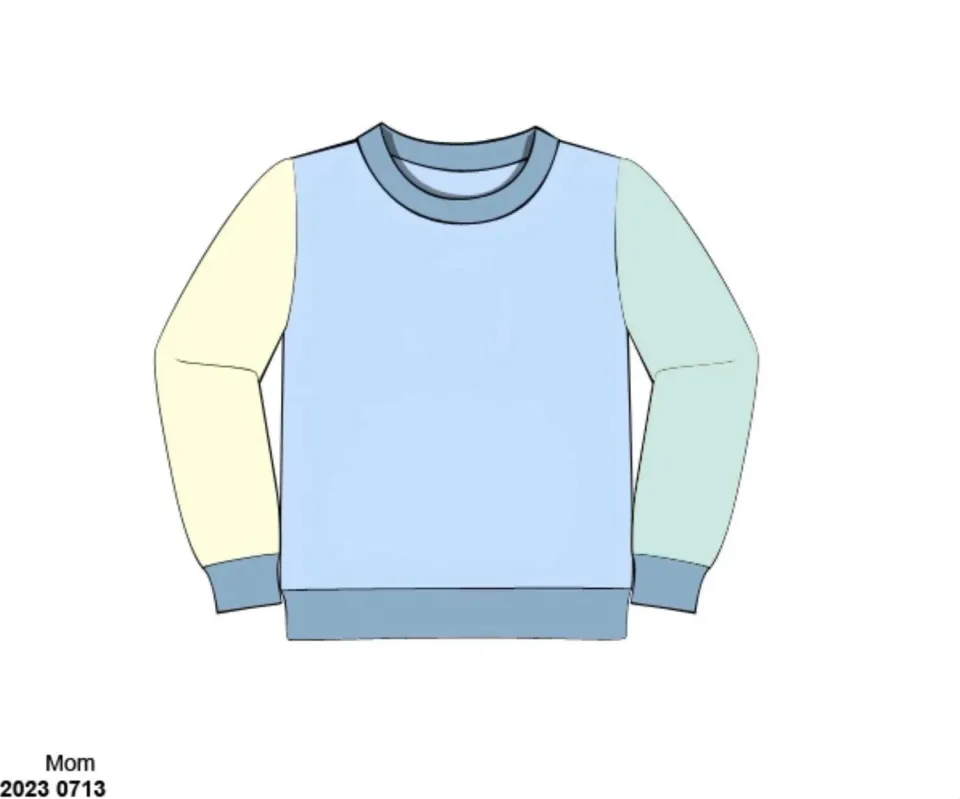 Busy Bee Smocks Winter Colorblock trui vader M gebreid