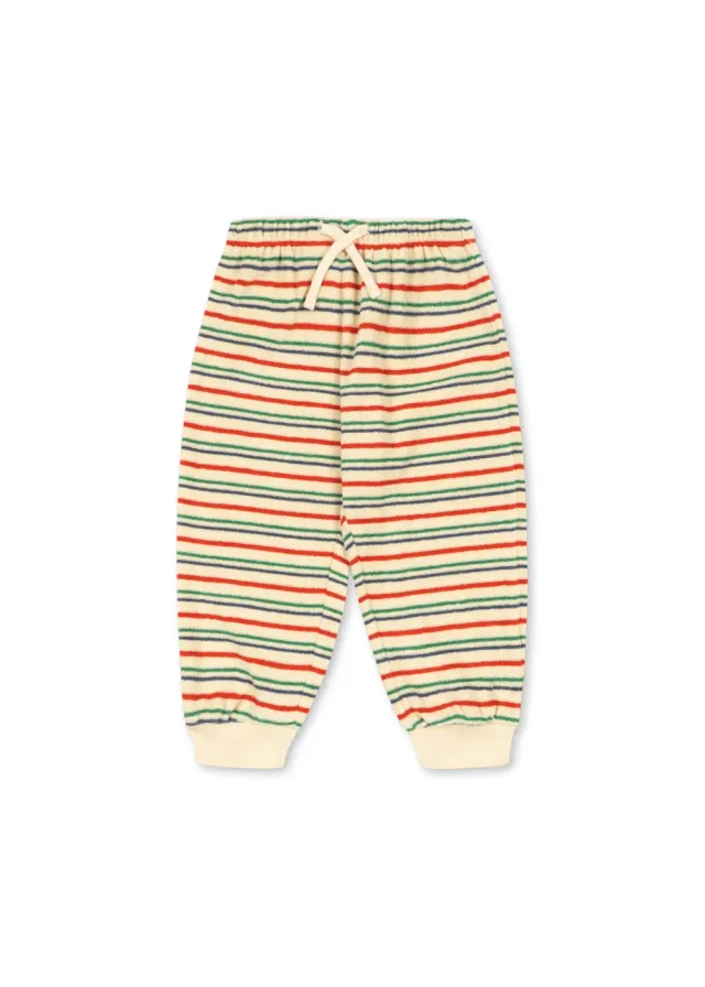 Konges Sløjd Itty sweatbroek kick stripe biokatoen