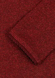 Konges Sløjd Roli blouse red dahlia rib met lurex