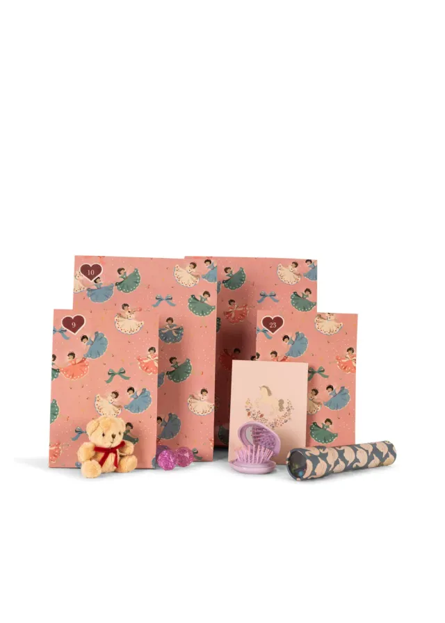 Konges Sløjd adventskalender beige 24 cadeautjes
