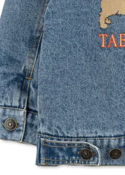 Konges Sløjd Magot spijkerjasje denim blue biokatoen