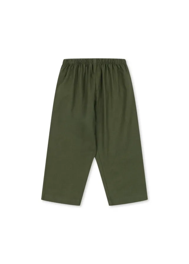 Konges Slojd Alfe broek rifle green biokatoen