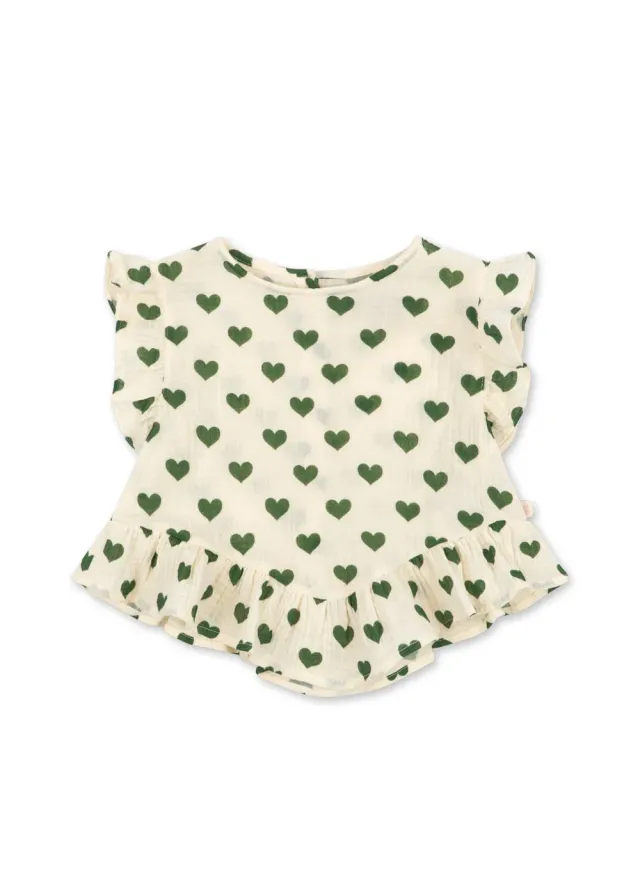 Konges Sløjd Coco top amour verde mousseline