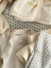 Konges Sløjd Fio romper tea stripe gray dawn biokatoen
