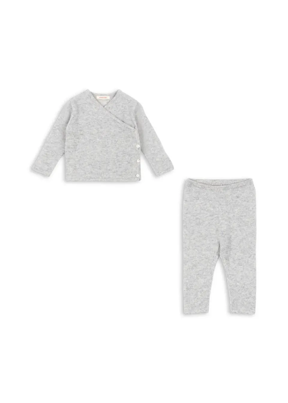 Konges Sløjd Dio Babyset Kasjmier Light Grey Melange
