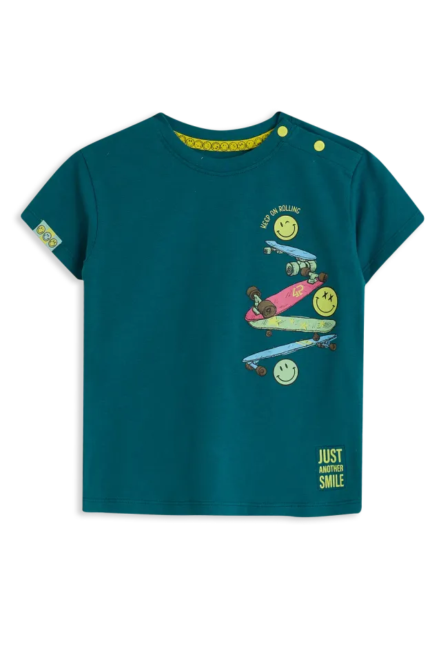 4PRESIDENT Patton Green T-shirt jongens groen katoen