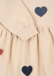 Konges Sløjd Lou Sweat Jurk multi heart biokatoen