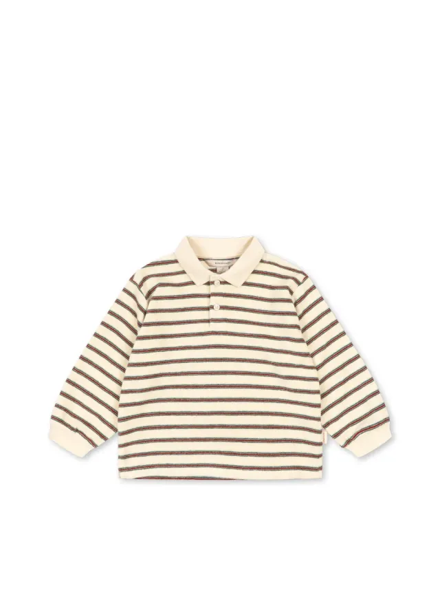 Konges Sløjd Itty polo classroom stripe biokatoen