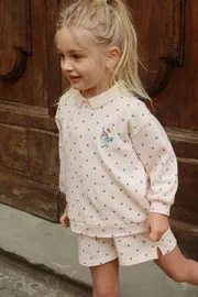 Konges Sløjd Spotty sweatshort rosewater dot biokatoen