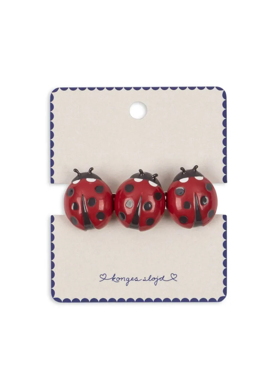 Konges Sløjd Ladybug haarspeldjes lieveheersbeestje