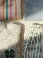 Konges Sløjd Frankie broek miami stripe biokatoen