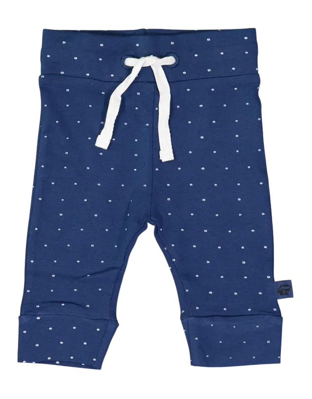 4President Jamie Navy AOP babybroekje katoen stretch