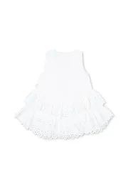 Konges Sløjd Evelina Jurk Bright White Biokatoen GOTS