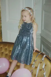 Konges Sløjd Rosie jurk bel air blue pailletten