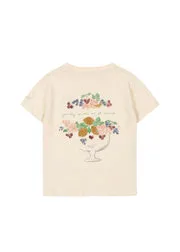 Konges Sløjd Era T-shirt buttercream juicy linnenmix