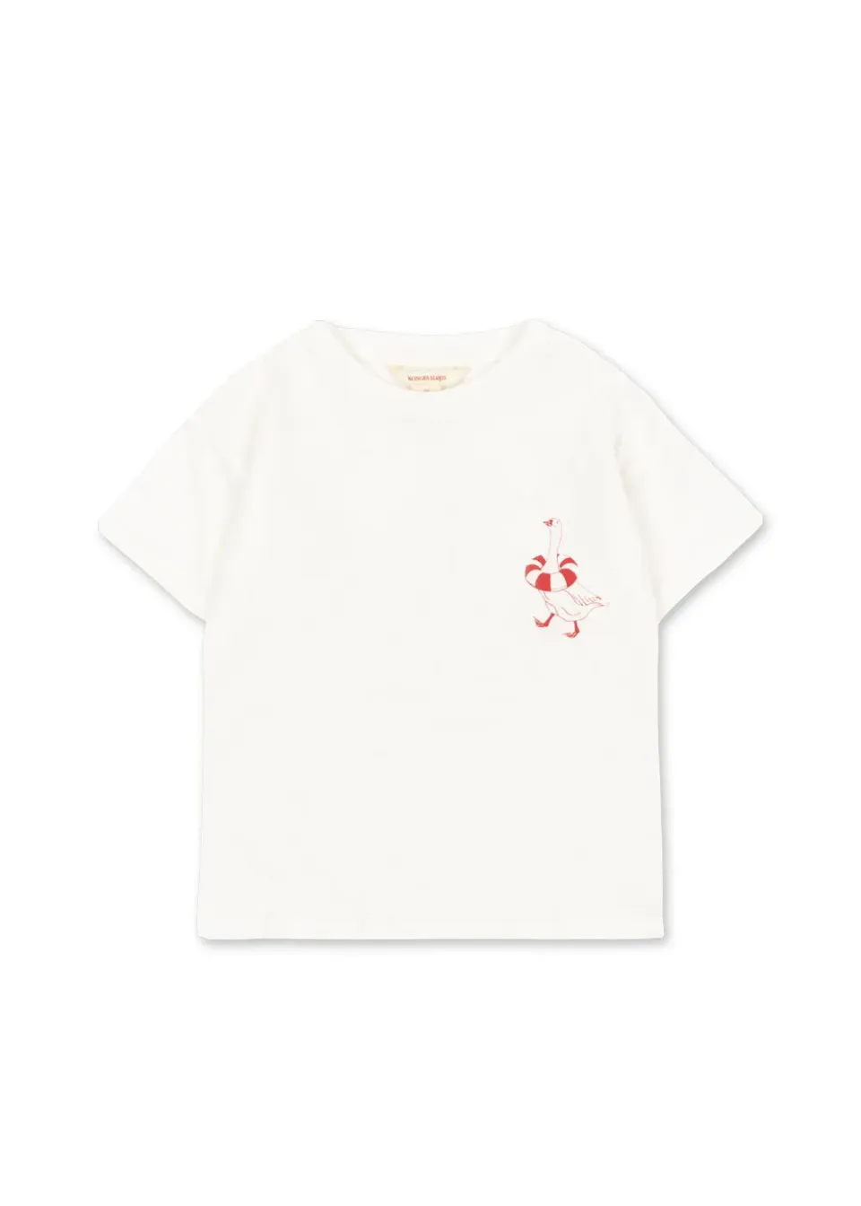 Konges Sløjd Era T-shirt off white lifeguard service linnen