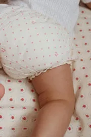 Konges Sløjd Pacey Set Topje Bloomers Cherry Dot Biokatoen
