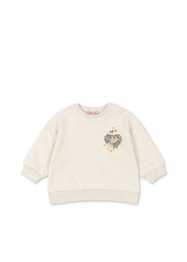 Konges Sløjd Loupy Lou sweater off white biokatoen