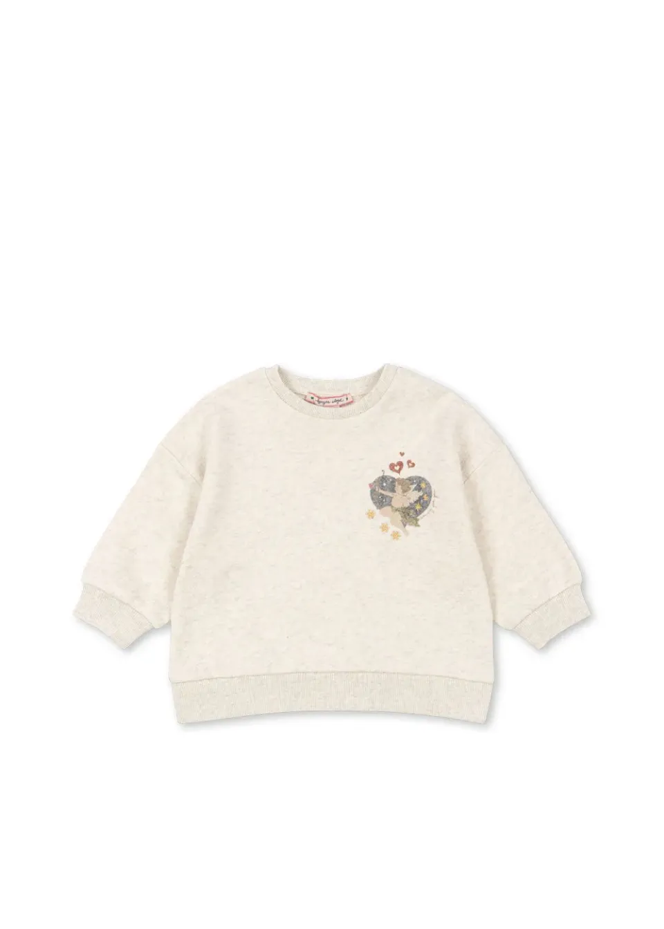 Konges Sløjd Loupy Lou sweater off white biokatoen