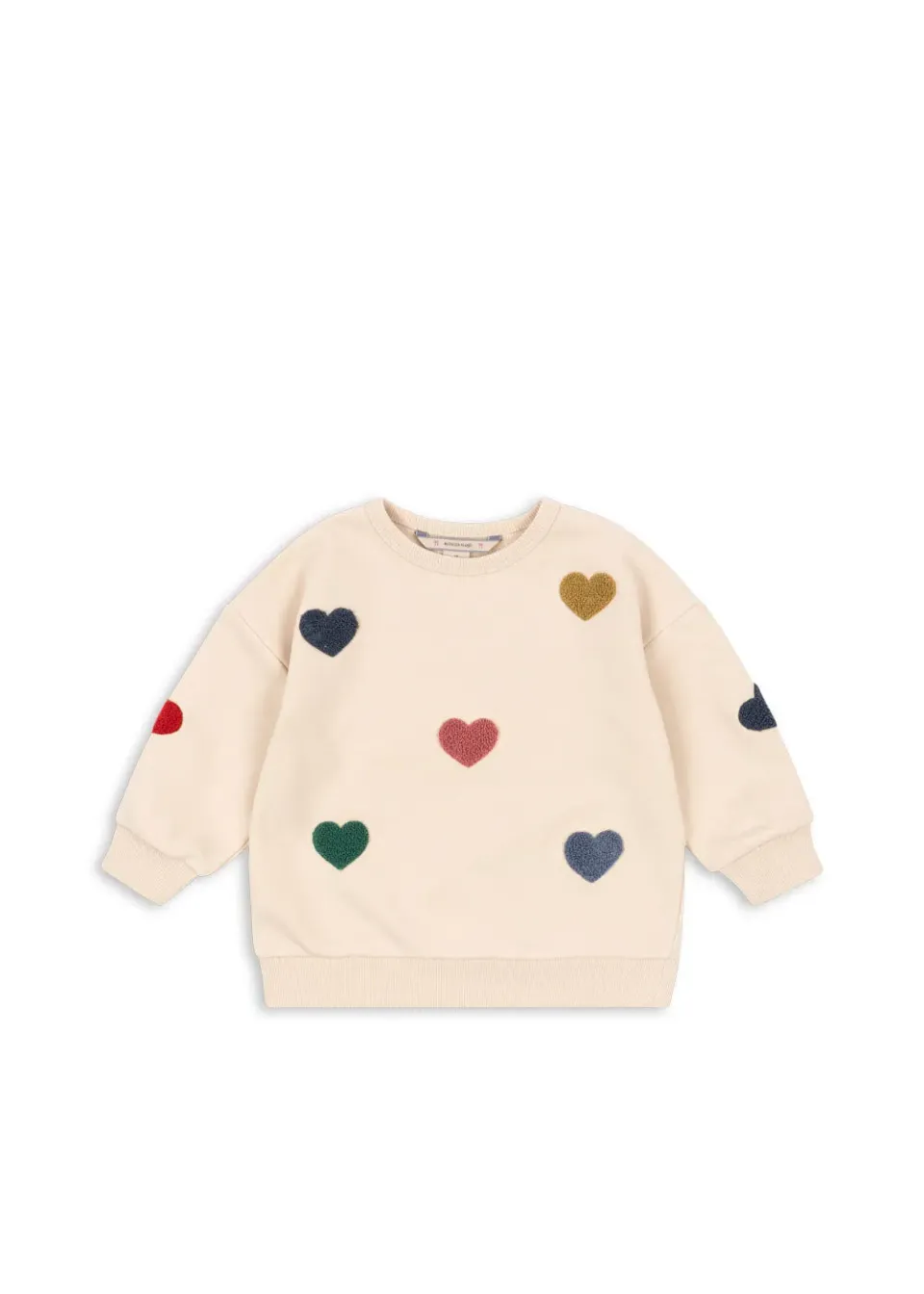 Konges Sløjd Lou Sweater Trui multi heart biokatoen