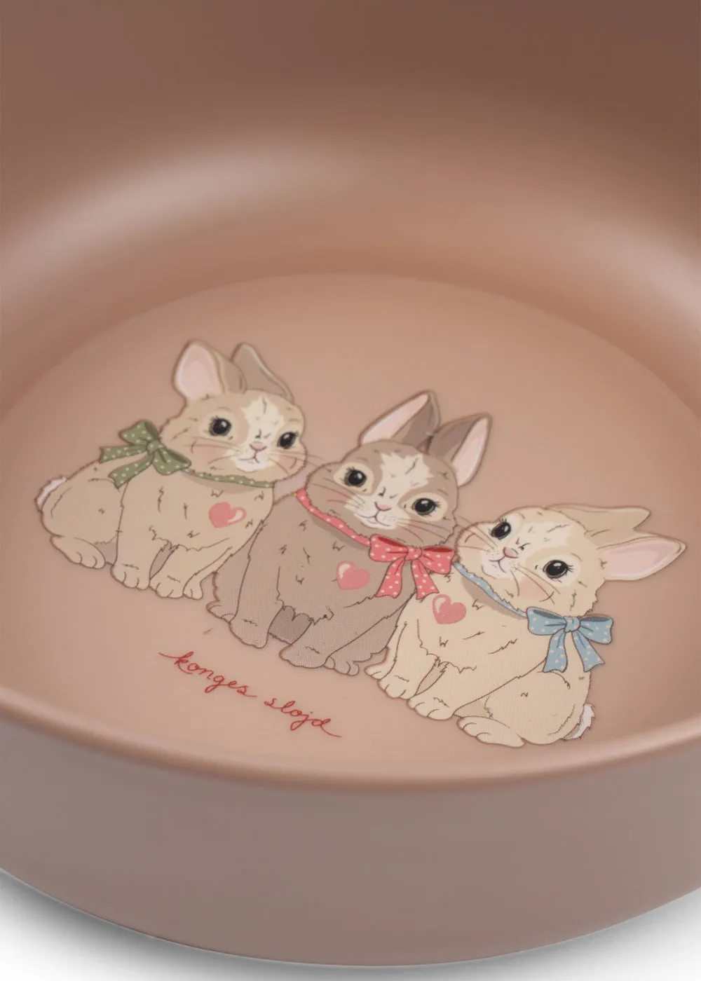 Konges Sløjd eetset bunny emaille 5-delig