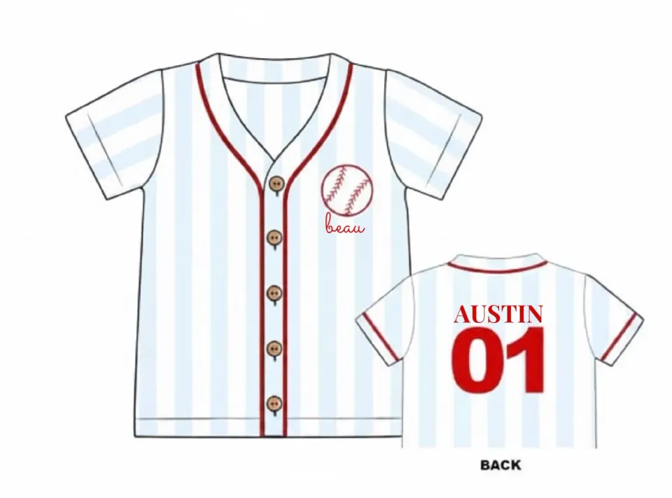 Busy Bee Smocks Play Ball shirt 5 beau Austin honkbal