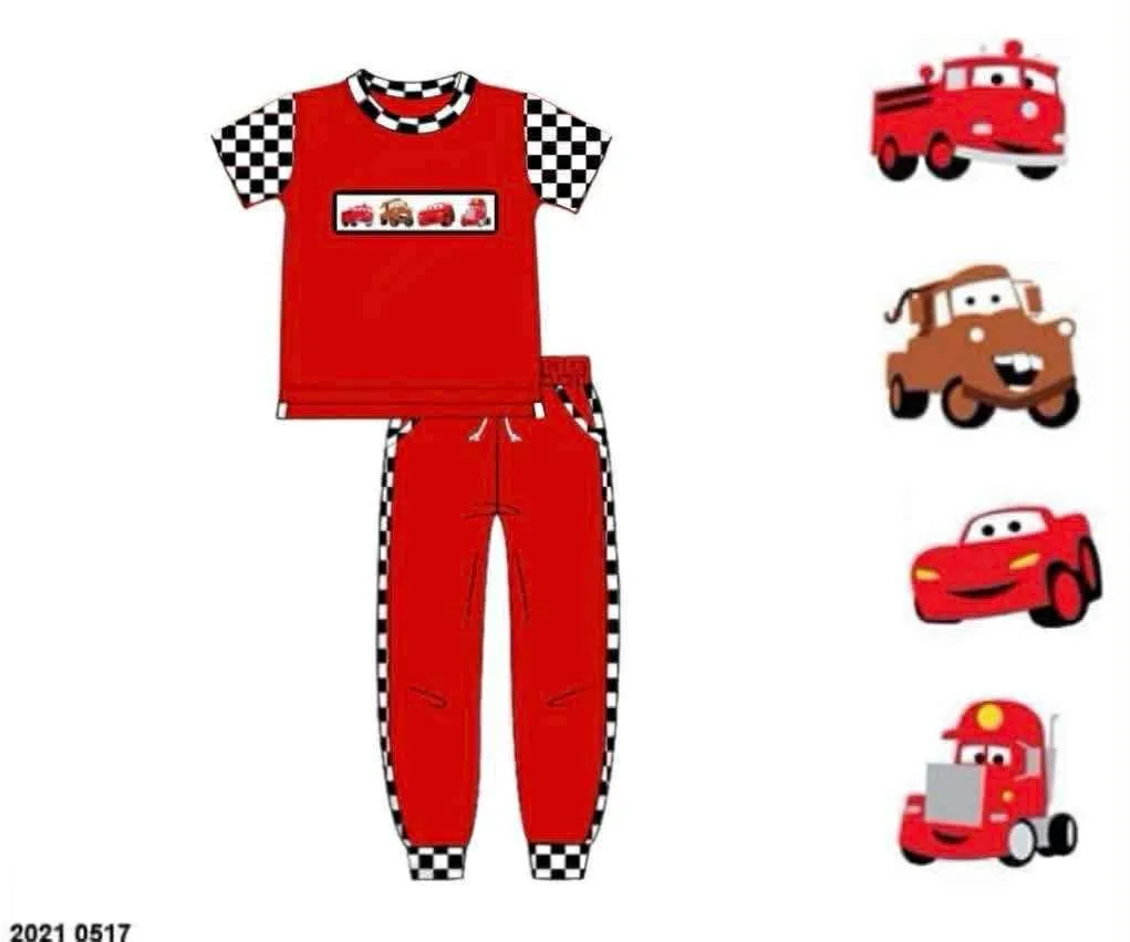 Busy Bee Smocks Ka-chow Joggingpak 18M Jongens Katoen