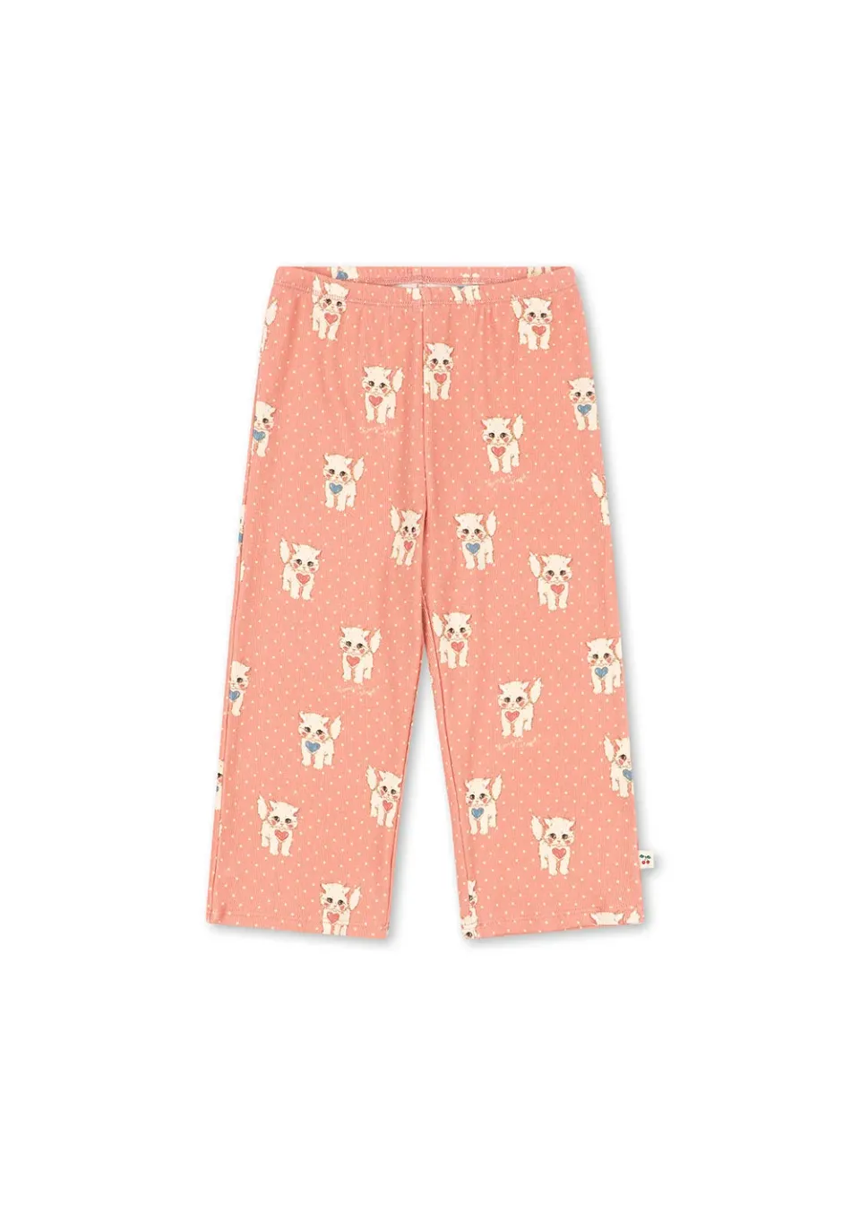 Konges Sløjd Ella broek ciao miao rose rib bio