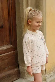 Konges Sløjd Spotty sweatshort rosewater dot biokatoen