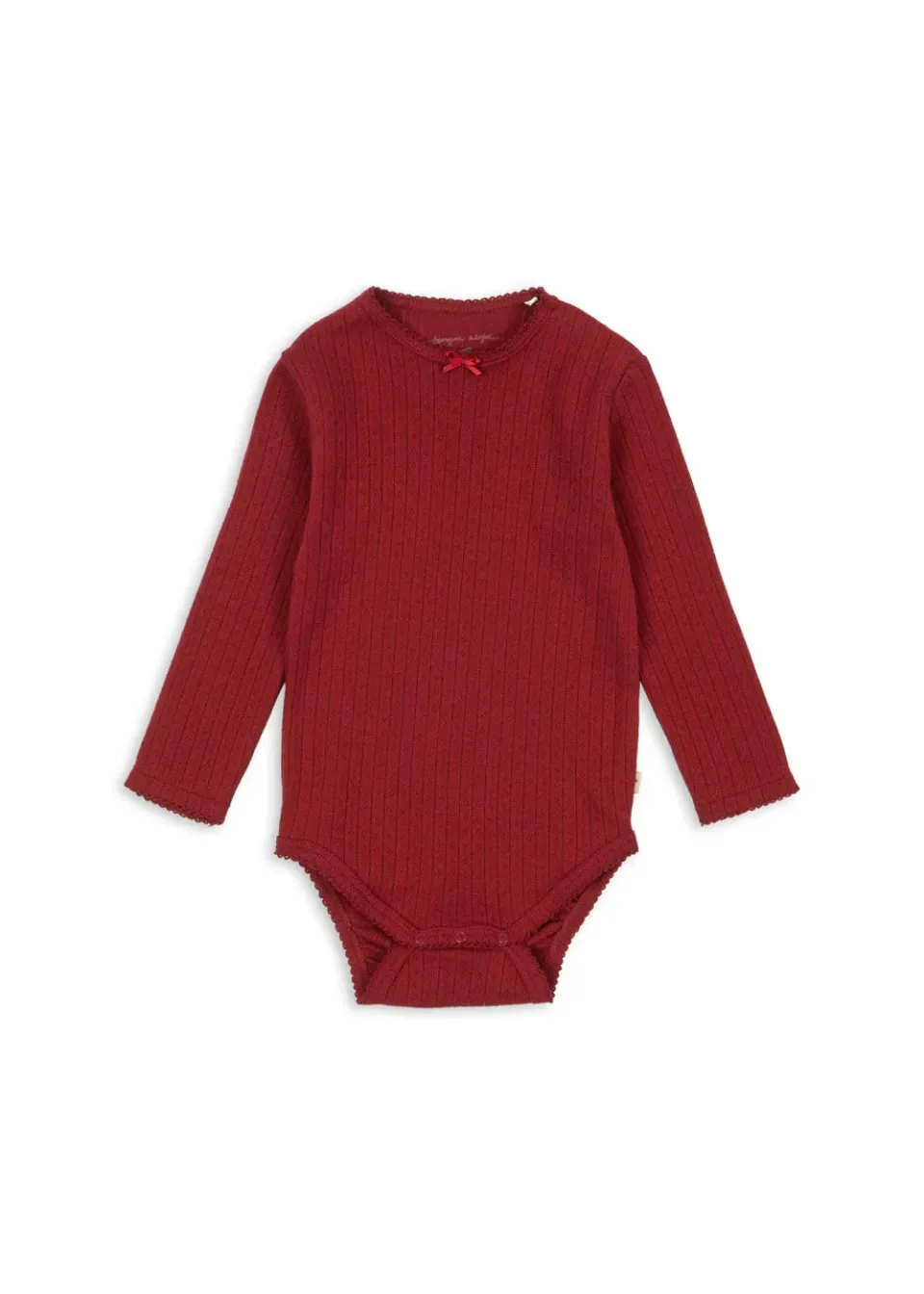 Konges Sløjd Minnie romper red dahlia ajour biokatoen