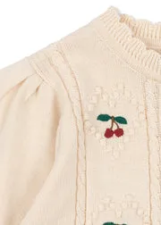 Konges Sløjd Soleil vestje pearled ivory biokatoen