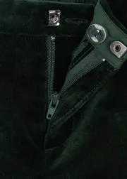 Konges Sløjd Rocky broek dark green fluweel
