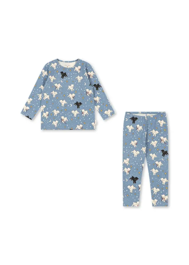 Konges Sløjd Basic blouse broekset sheepy biokatoen