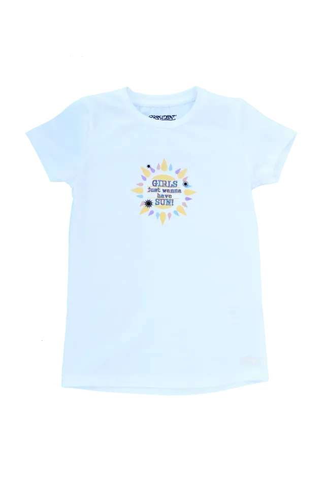 4President Scarlett White shirt kinderen wit