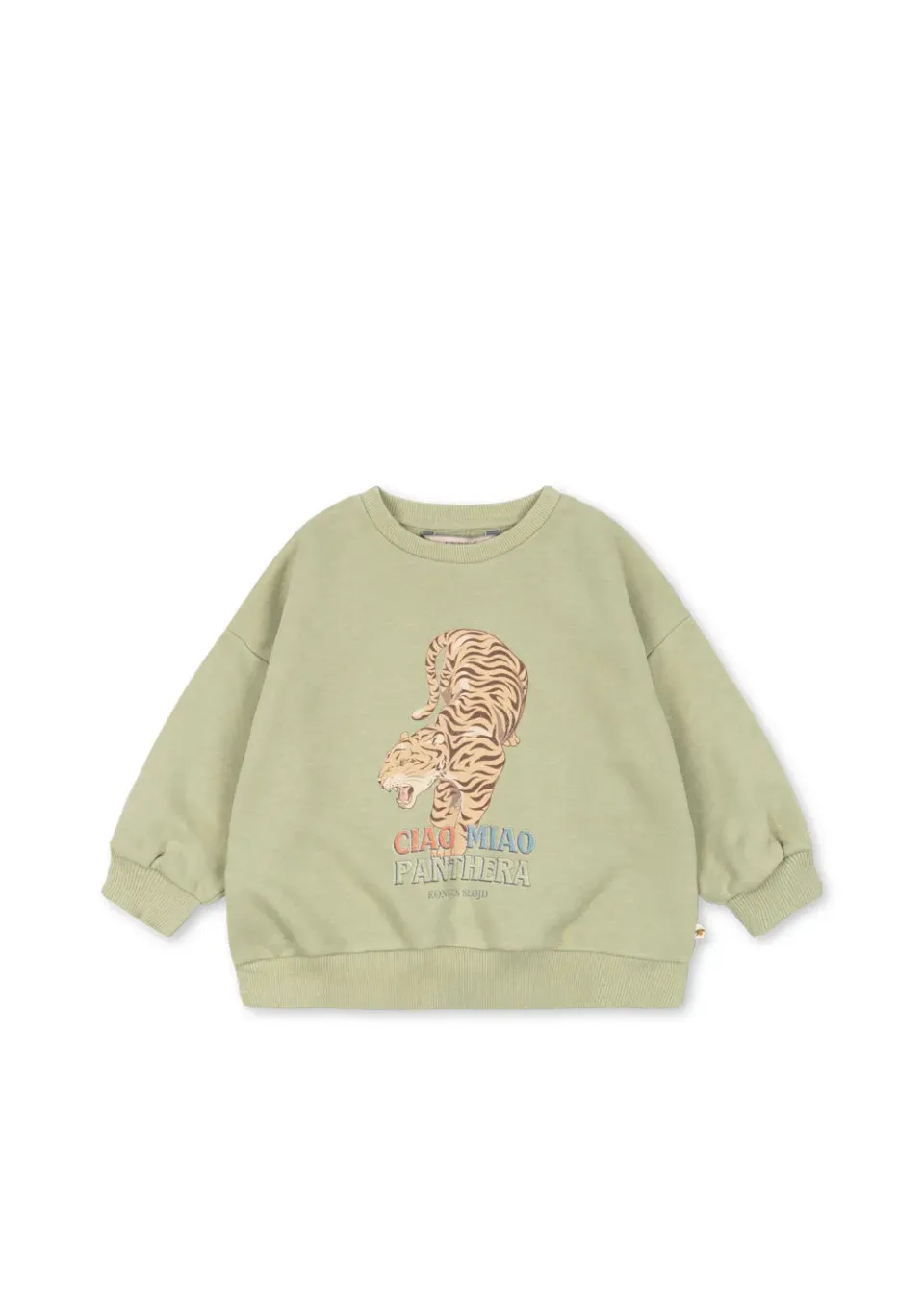 Konges Sløjd Lou sweater sage biologisch katoen
