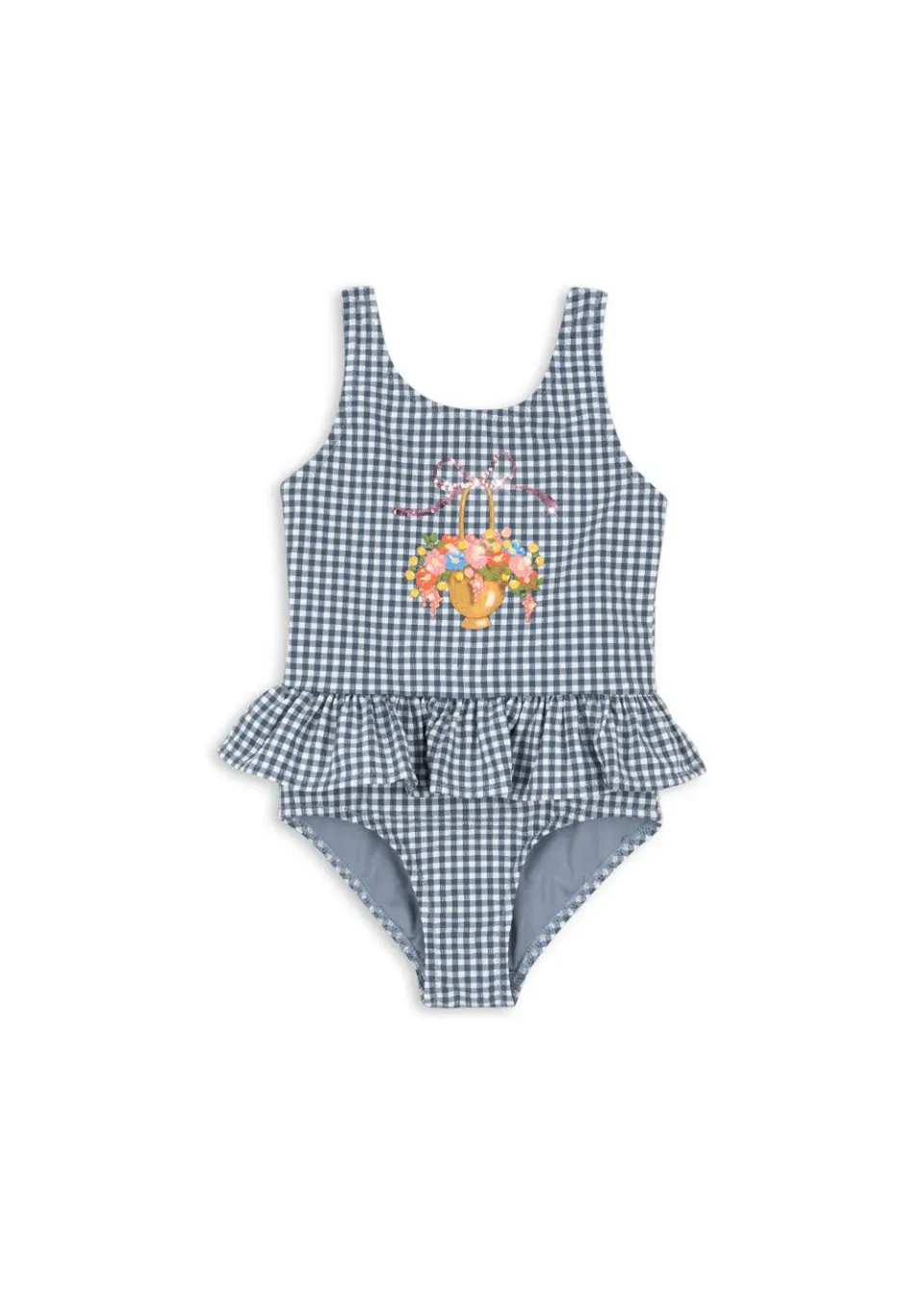 Konges Sløjd Soline badpak Vintage Indigo seersucker