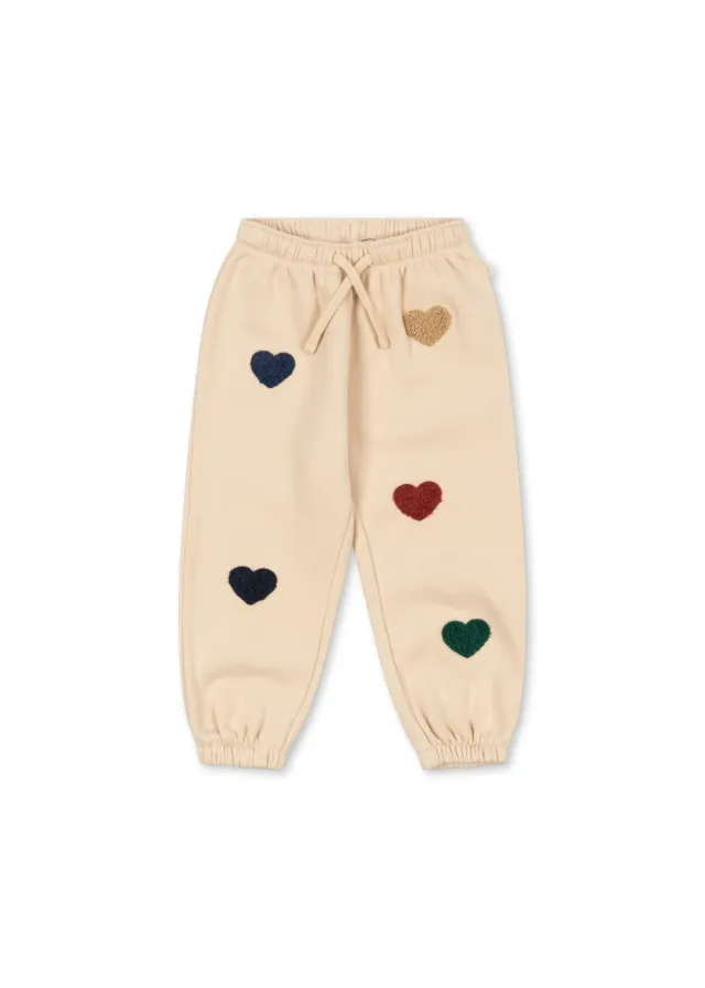 Konges Sløjd Lou sweatbroek bon coeur biokatoen