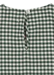 Konges Sløjd Foret jurk green check flanel