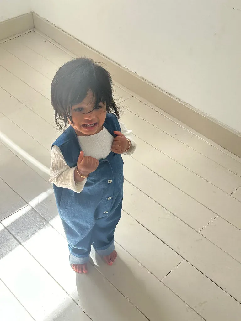 Louloúdi Jyd jumpsuit denim 100% katoen