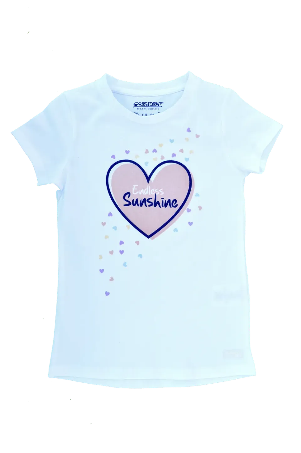 4PRESIDENT Sienna kindertop White wit katoen