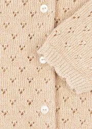 Konges Sløjd Holiday gebreid vest buttercream ajour