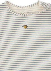 Konges Sløjd Basic blouse stripe bluie biokatoen