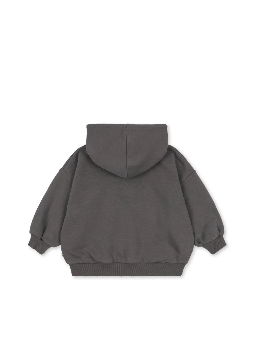 Konges Sløjd Lou hoodie magnet met rits biokatoen